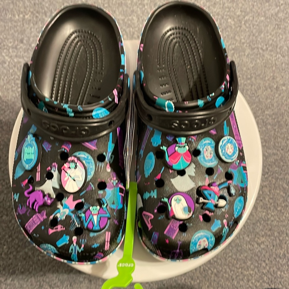 Disney Haunted Mansion crocs- NWT
